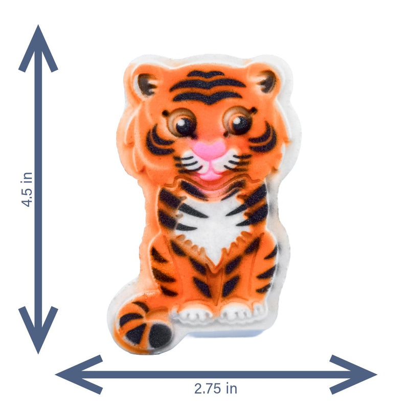 Hand Painted Bath Bomb - Tiger